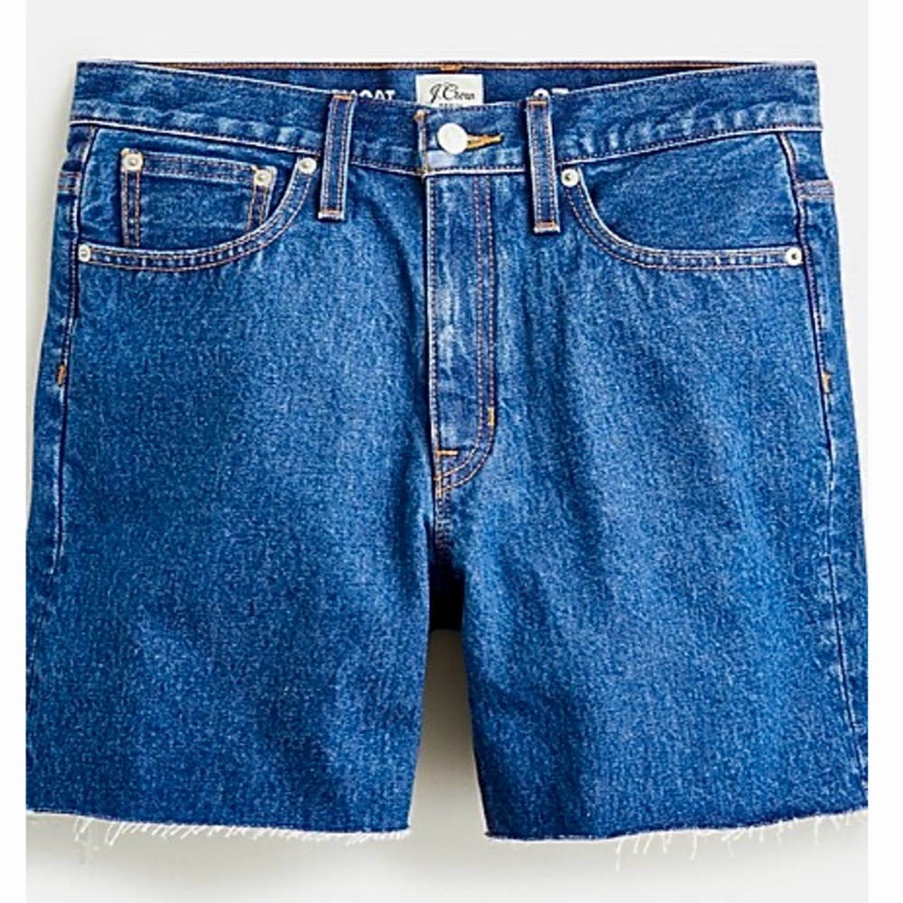 J. Crew Mid-length Denim Shorts
